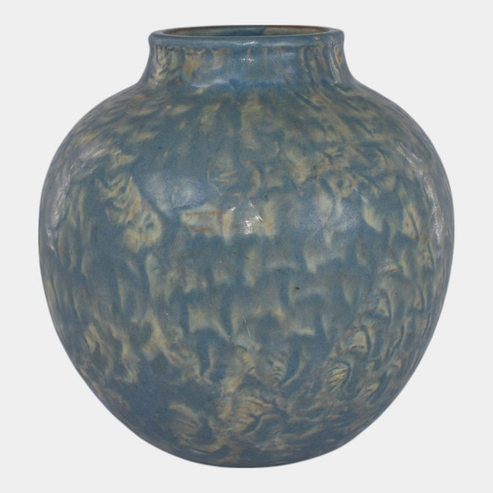 Peters and Reed Landsun Vintage Arts And Crafts Pottery Blue Vase
