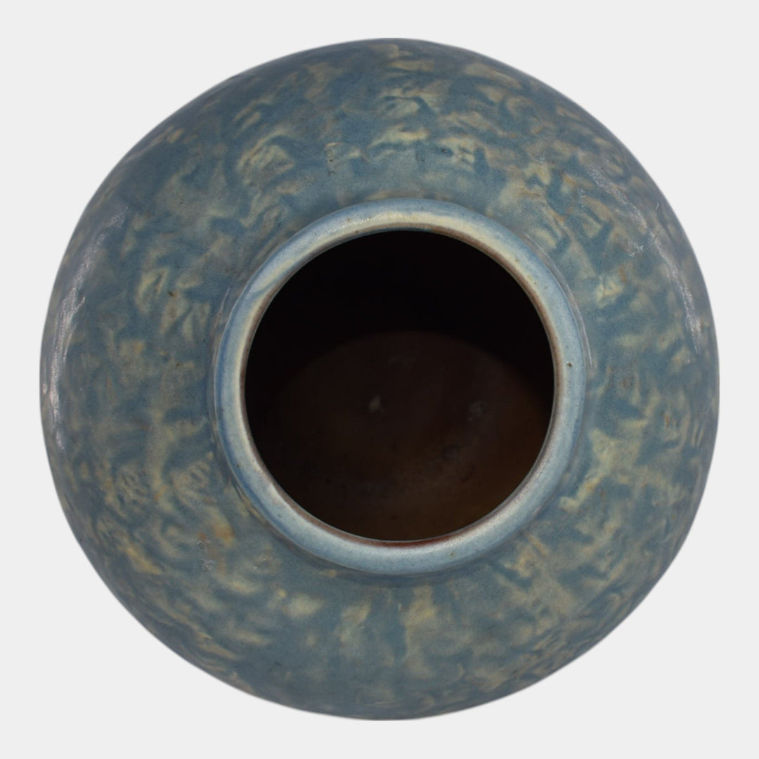 Peters and Reed Landsun Vintage Arts And Crafts Pottery Blue Vase