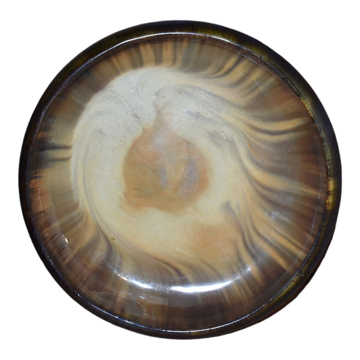 Fulper 1909-17 Vintage Arts And Crafts Pottery Flambe Effigy Bowl 438