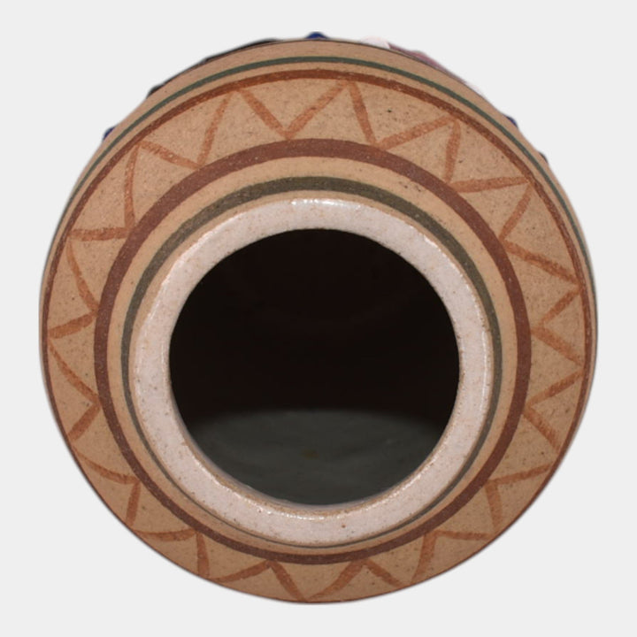 Brush McCoy Zuniart 1924 Art Pottery Native American Design Ceramic Vase 052 - Just Art Pottery