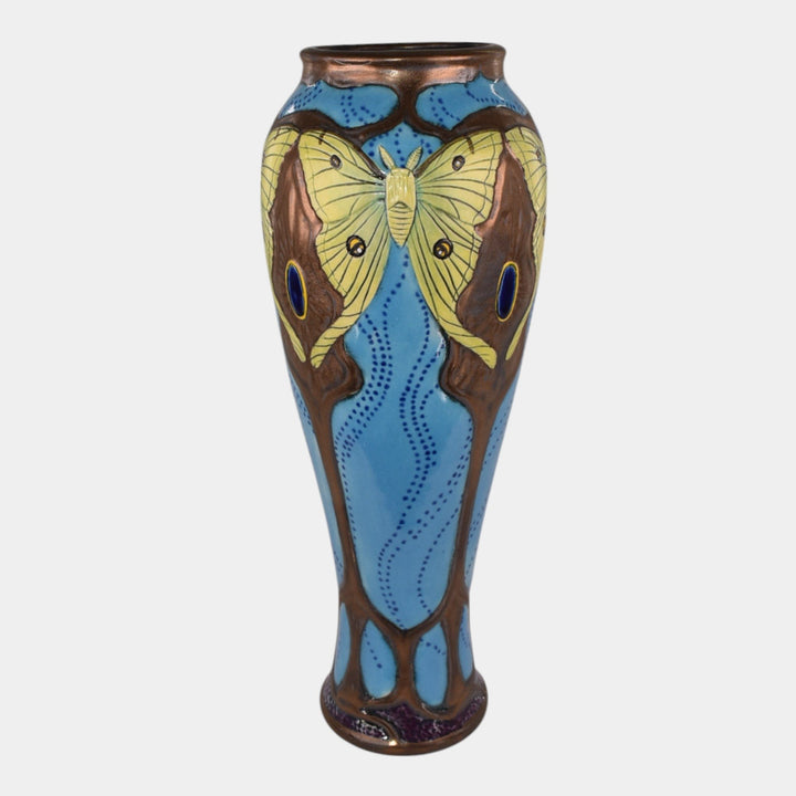 Calmwater Designs Stephanie Young Studio Art Pottery Luna Moth Porcelain Vase