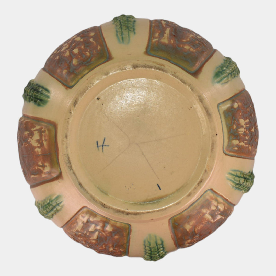 Roseville Florentine II 1933 Vintage Art Pottery Jardiniere Pedestal 602