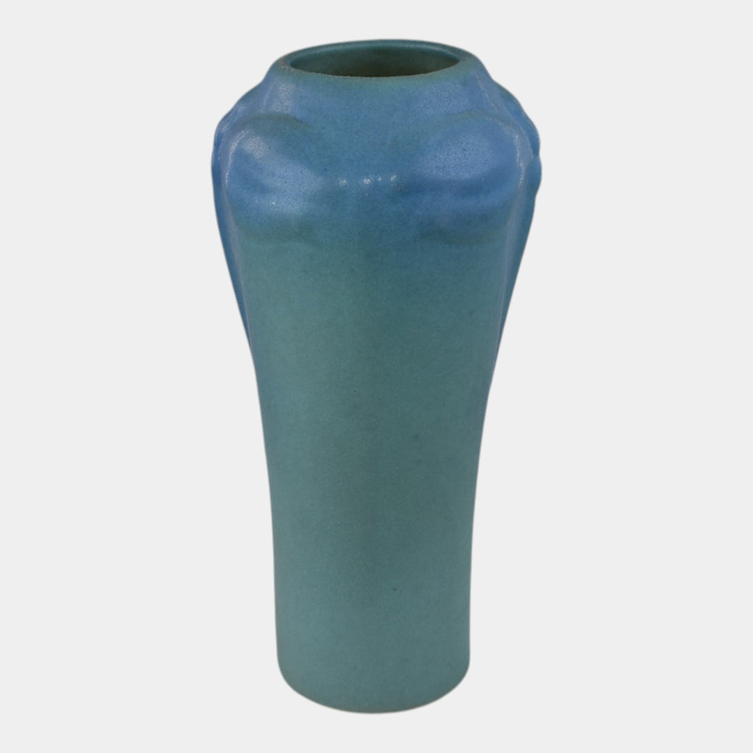 Van Briggle 1920s Vintage Arts And Crafts Pottery Blue Dragonfly Vase 792