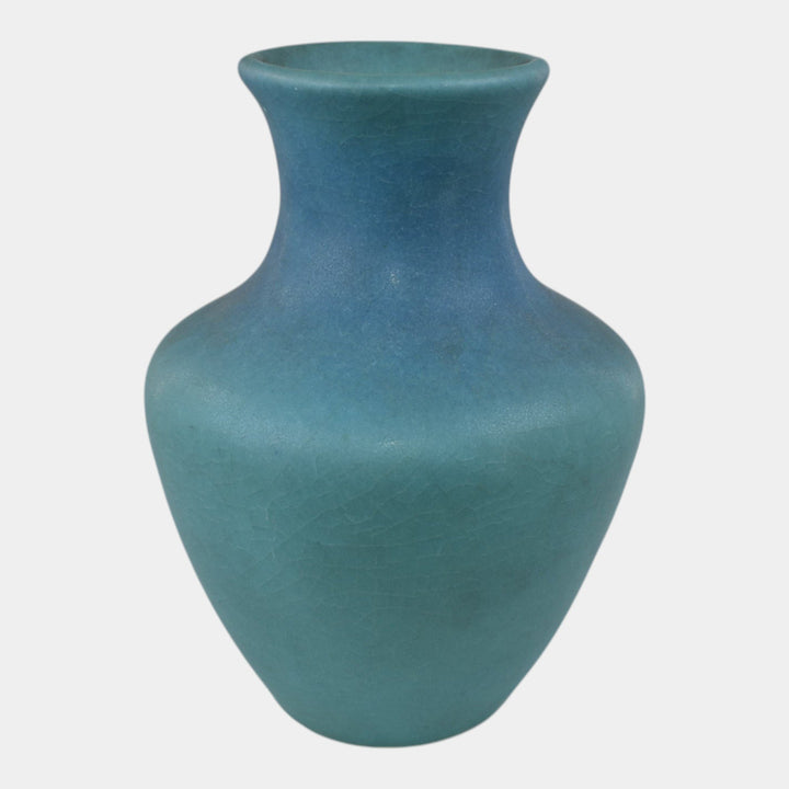 Van Briggle 1940s Vintage Pottery Blue Vase