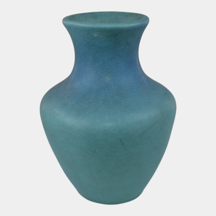 Van Briggle 1940s Vintage Pottery Blue Vase