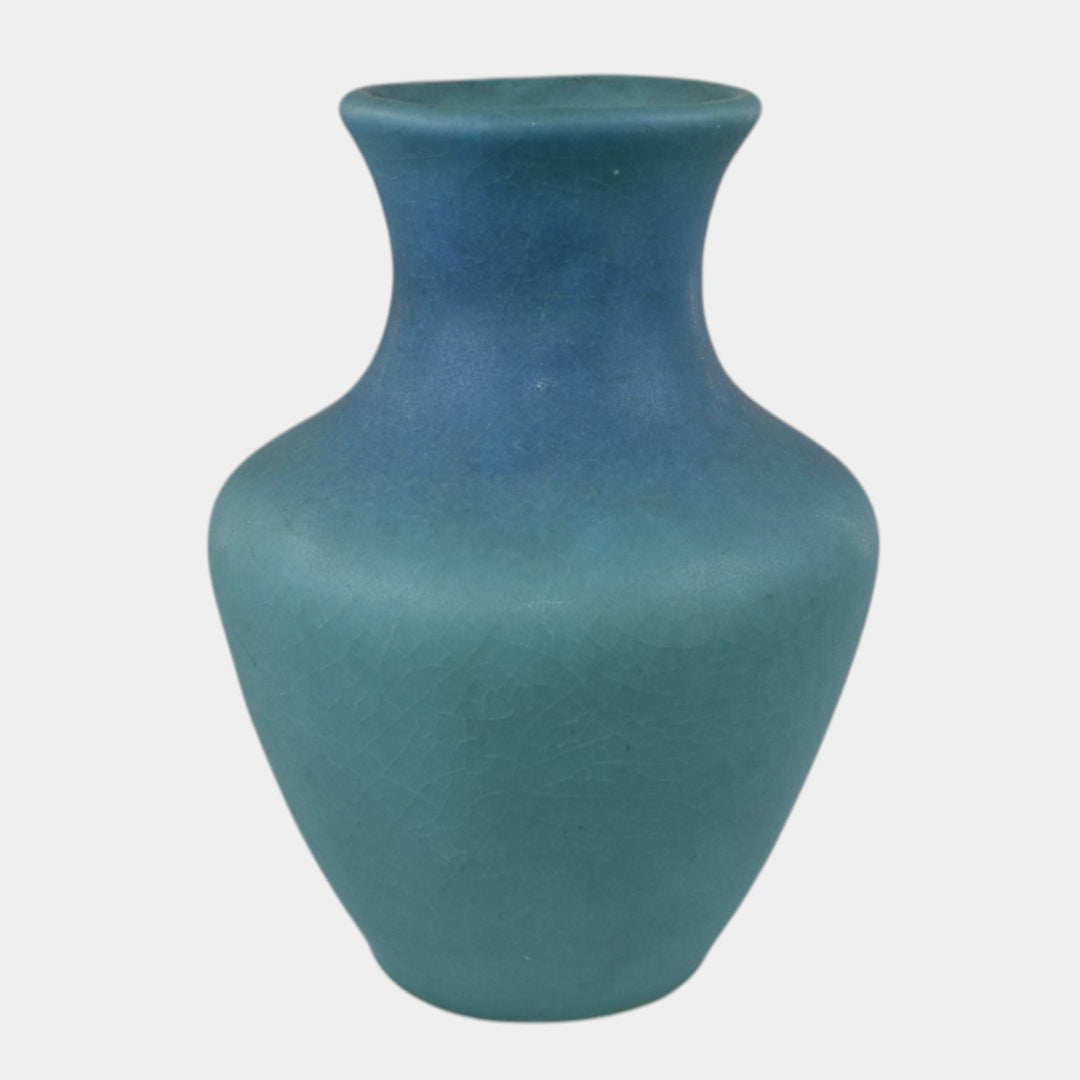 Van Briggle 1940s Vintage Pottery Blue Vase