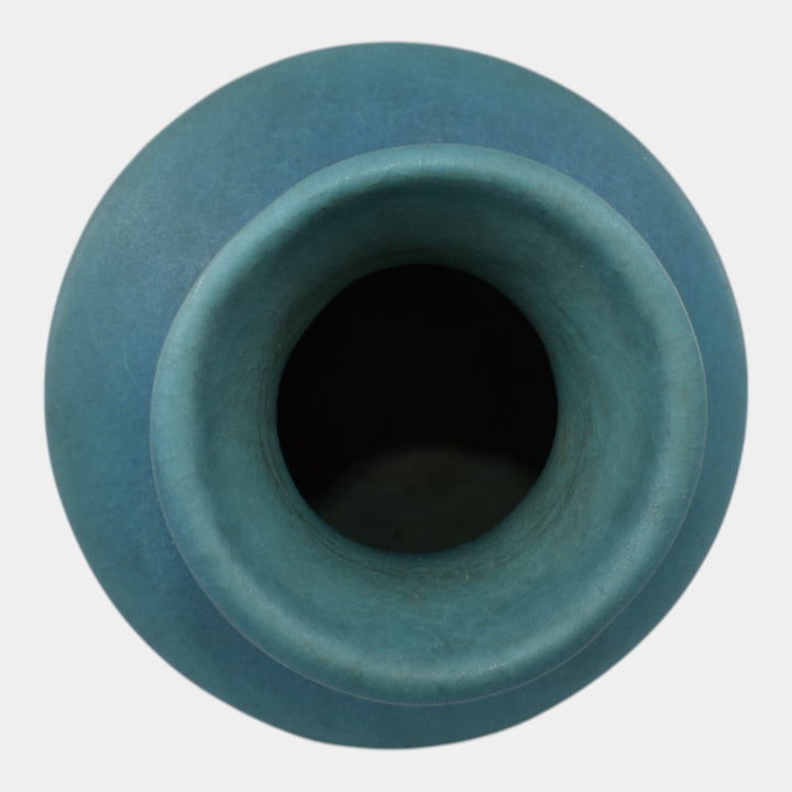 Van Briggle 1940s Vintage Pottery Blue Vase