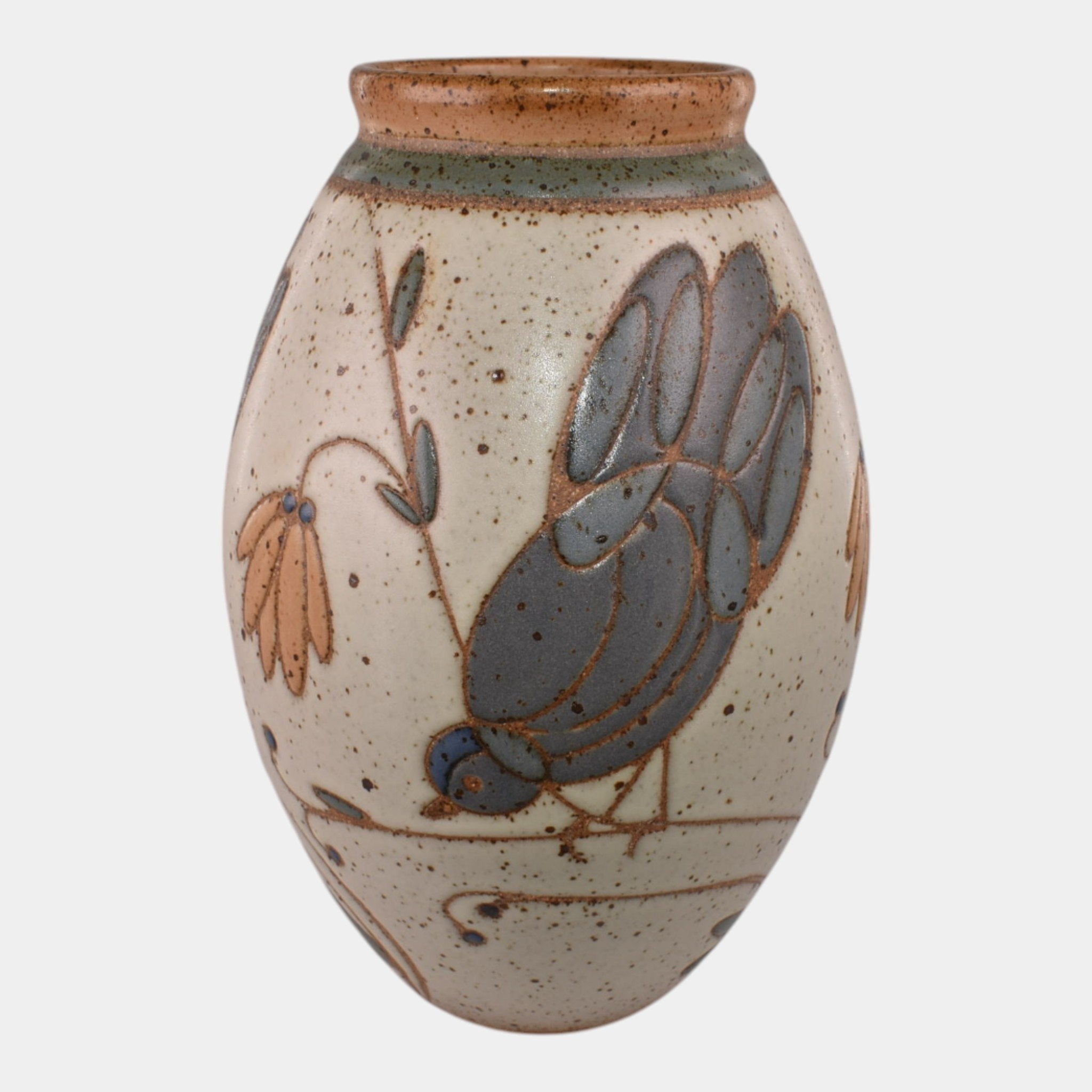 1960s Vintage Folk Art Pottery ウベダ IDEE 1960s Vintage Folk Art Pottery ウベダ IDEE 1960s Vintage