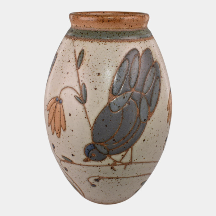 Kurt Wild Studio Art Pottery Bird Vase 753