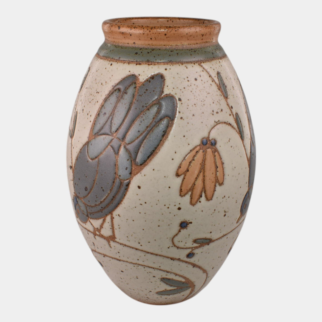 Kurt Wild Studio Art Pottery Bird Vase 753