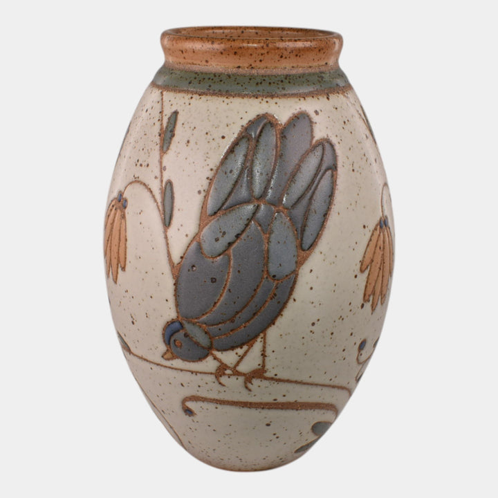 Kurt Wild Studio Art Pottery Bird Vase 753