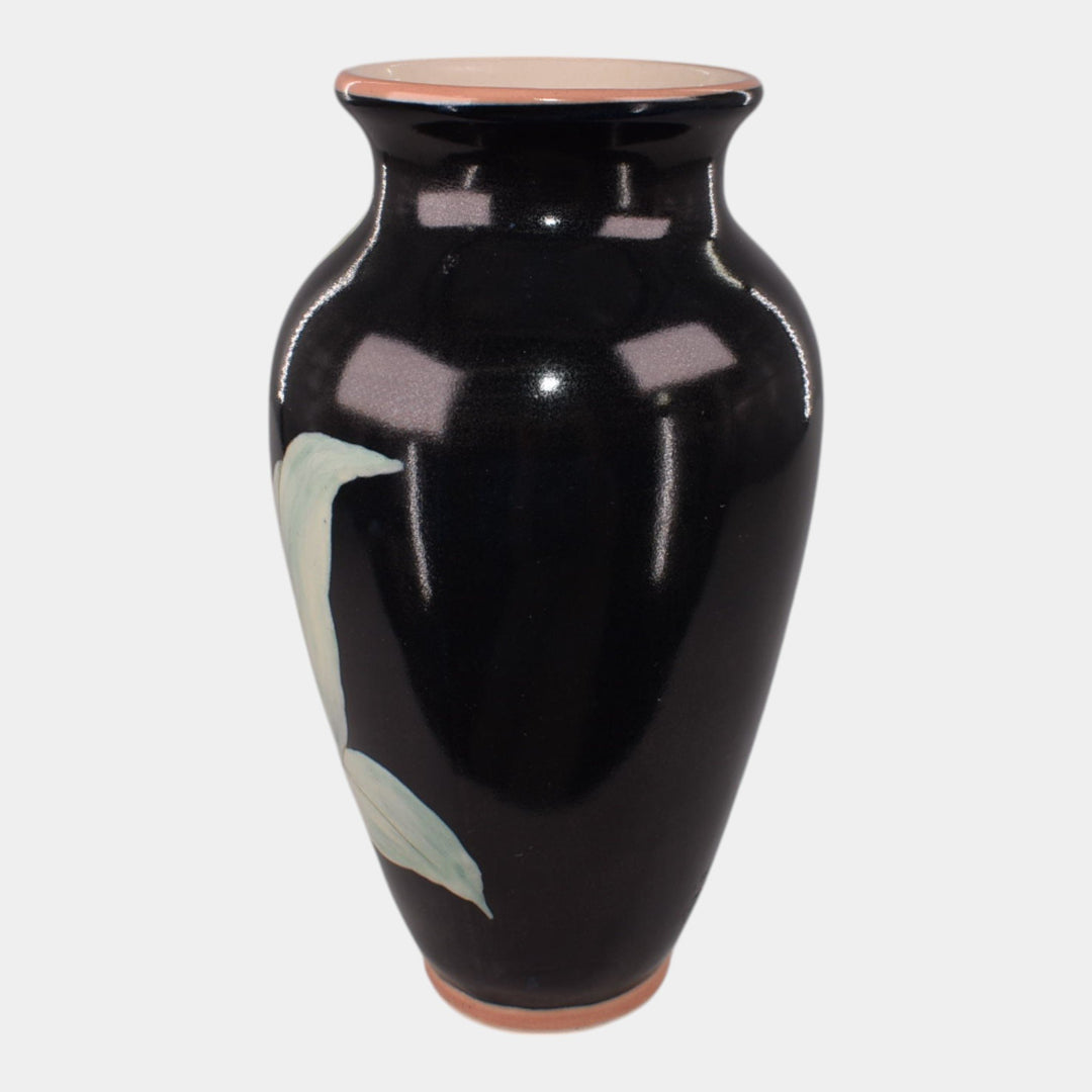 Santa Barbara Ceramic Design 1986 Art Pottery Hand Painted Tulip Vase Takeuchi