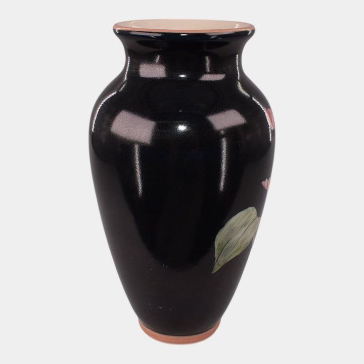 Santa Barbara Ceramic Design 1986 Art Pottery Hand Painted Tulip Vase Takeuchi