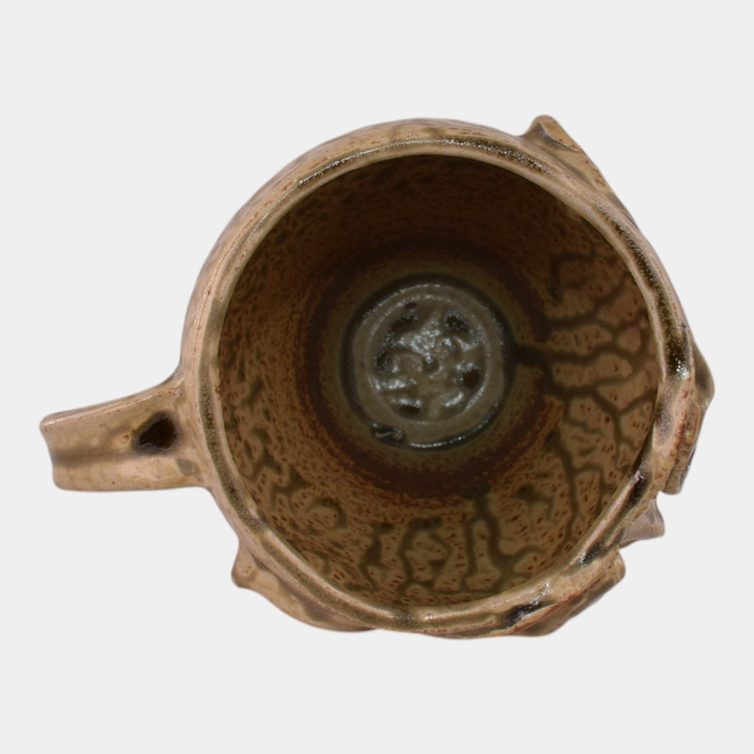 Door Studio Art Pottery Hand Thrown Ceramic Face Mug