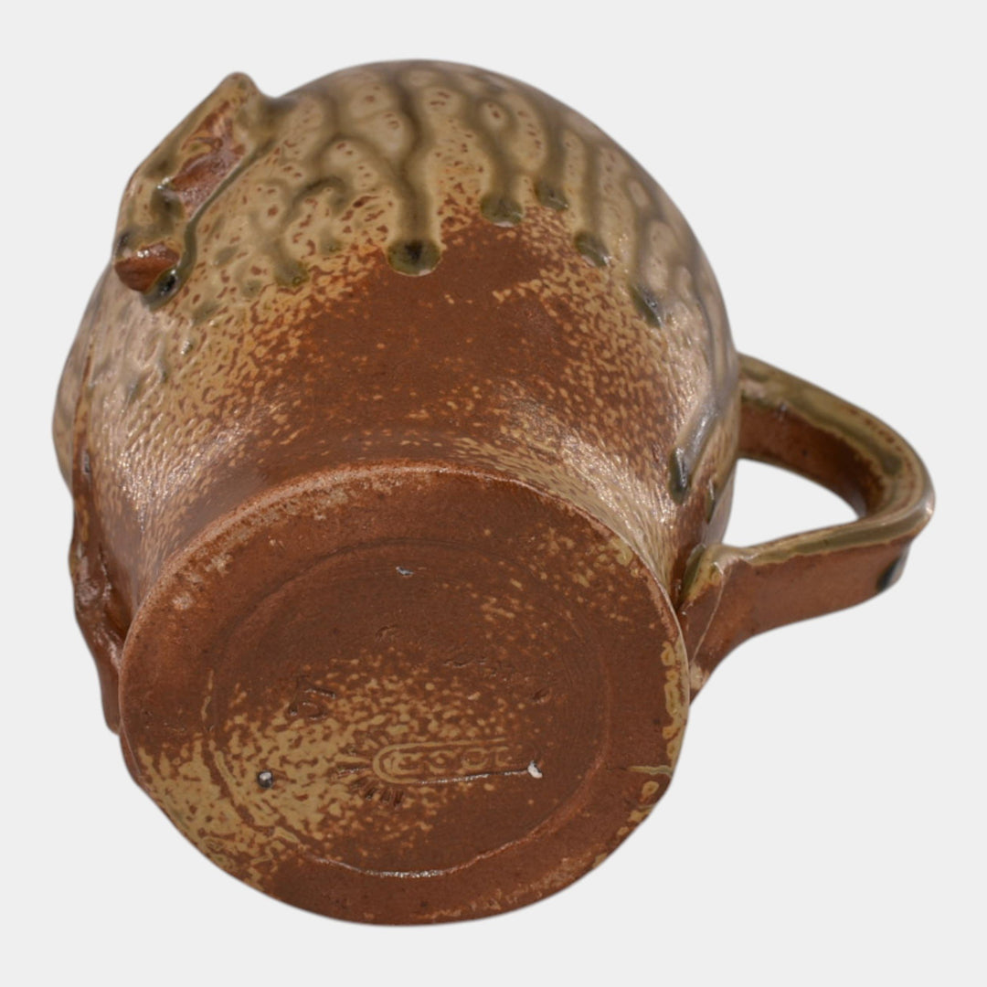 Door Studio Art Pottery Hand Thrown Ceramic Face Mug