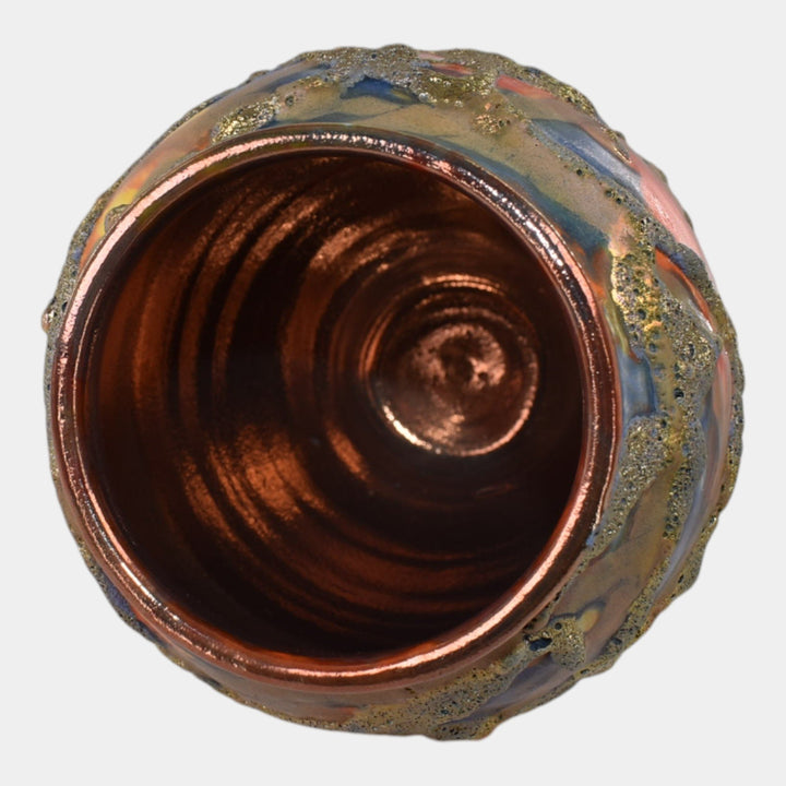 Paul Katrich Studio Pottery Cosmic Furnace Hand Made Vase 1509