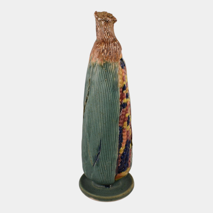Tim Eberhardt Studio Art Pottery Hand Made Corn Cob Vase # 898