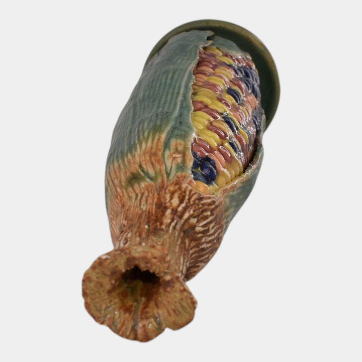 Tim Eberhardt Studio Art Pottery Hand Made Corn Cob Vase # 898