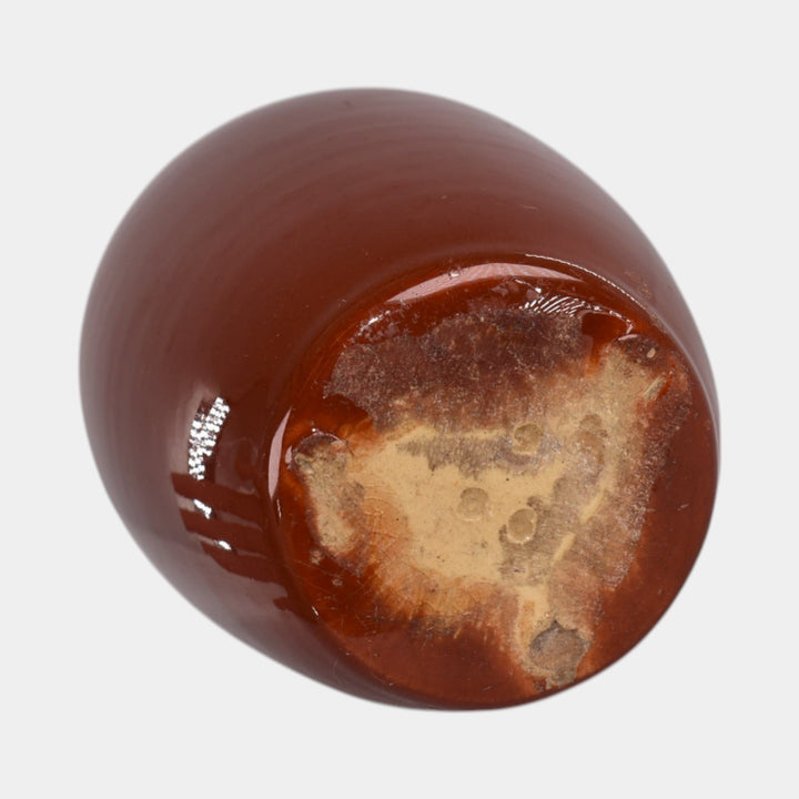 Weller Pottery Rhead Faience Birdimal Oriental Woman Vase 98 - Just Art Pottery