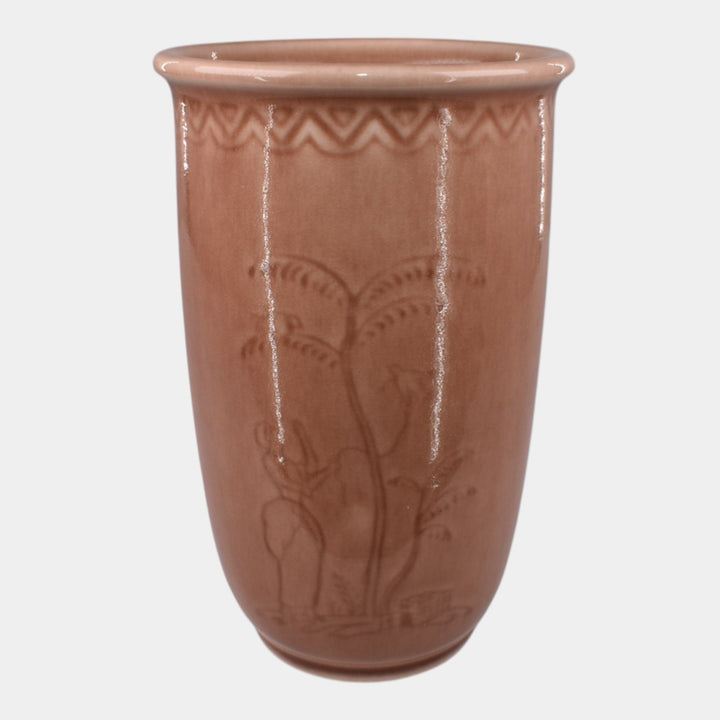 Rookwood 1945 Vintage Art Pottery Scenic Vase 6792 - Just Art Pottery