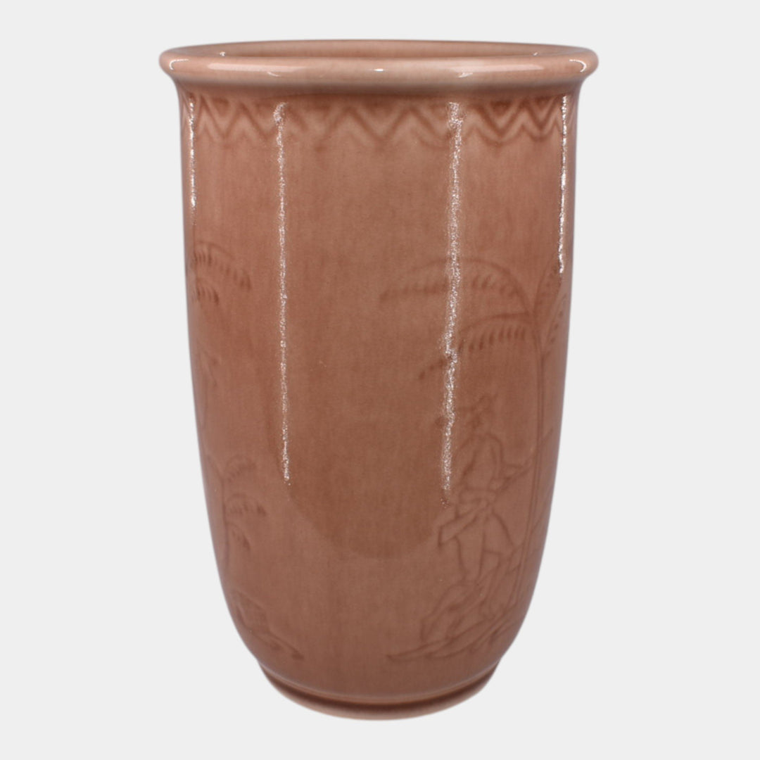 Rookwood 1945 Vintage Art Pottery Scenic Vase 6792 - Just Art Pottery