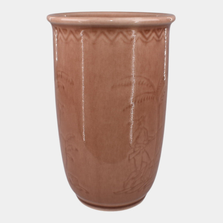 Rookwood 1945 Vintage Art Pottery Scenic Vase 6792 - Just Art Pottery