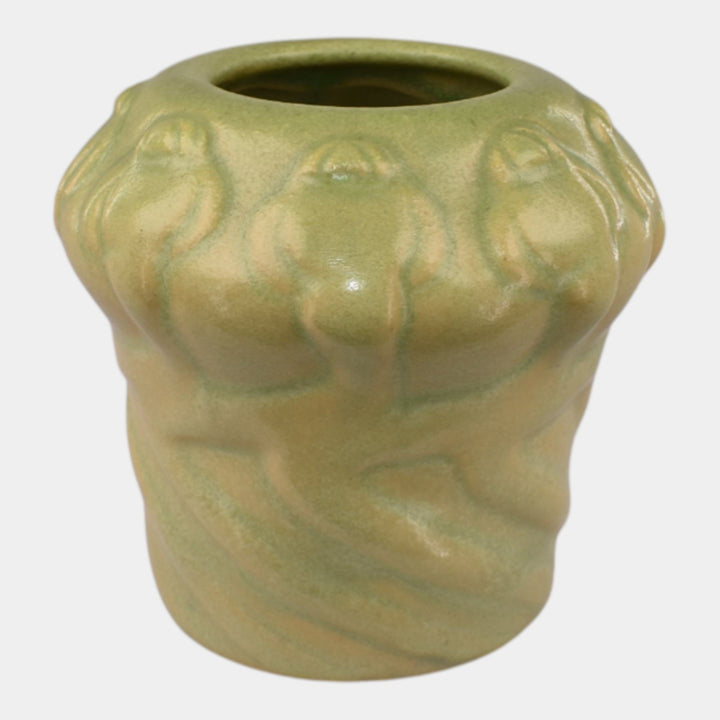 Van Briggle 1902 Vintage Art Pottery Matte Green Poppy Ceramic Vase 21