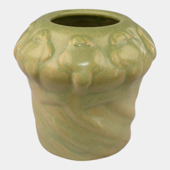 Van Briggle 1902 Vintage Art Pottery Matte Green Poppy Ceramic Vase 21