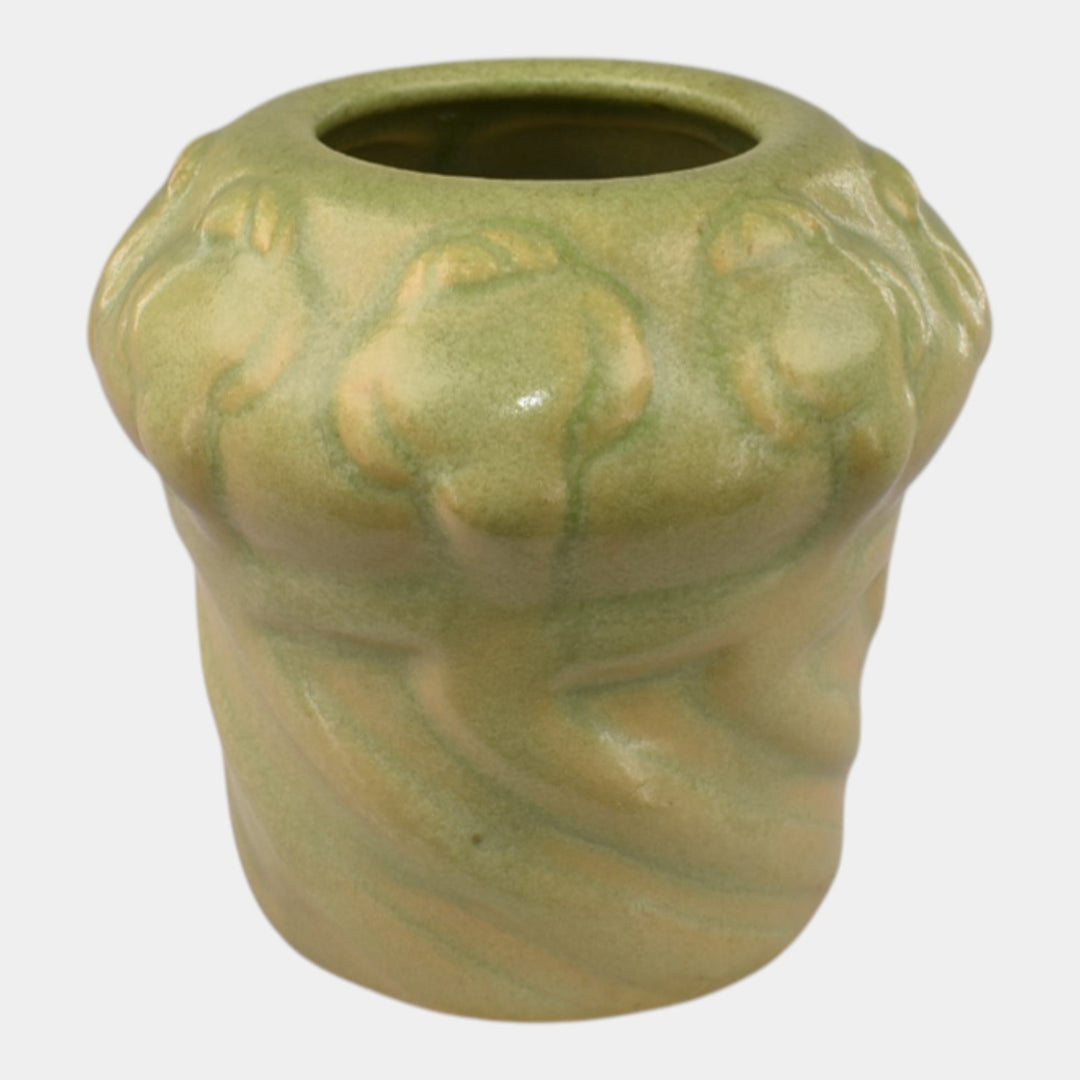 Van Briggle 1902 Vintage Art Pottery Matte Green Poppy Ceramic Vase 21