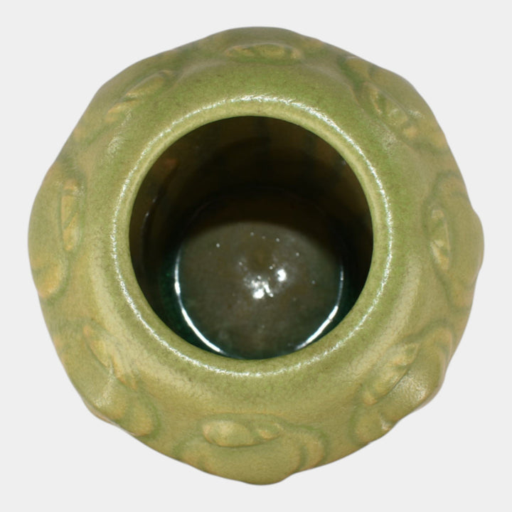 Van Briggle 1902 Vintage Art Pottery Matte Green Poppy Ceramic Vase 21