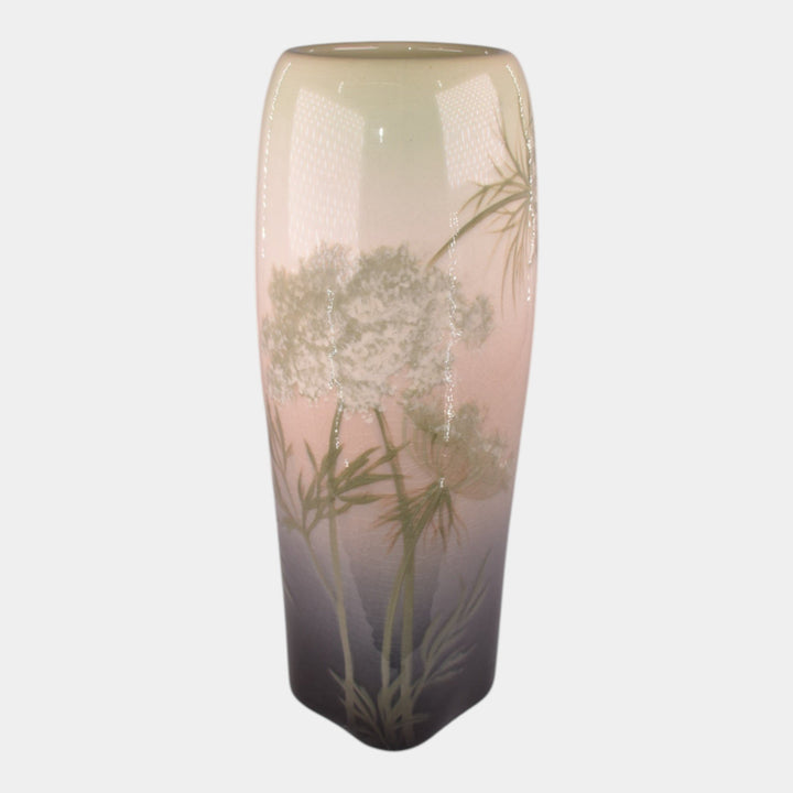 Rookwood 1906 Vintage Art Pottery Purple Pink Queen Anne's Lace Vase 821C Asbury
