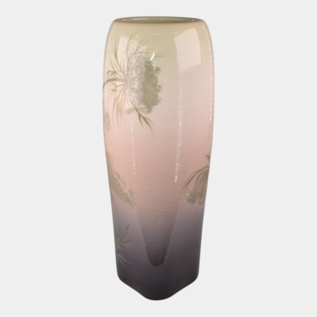 Rookwood 1906 Vintage Art Pottery Purple Pink Queen Anne's Lace Vase 821C Asbury