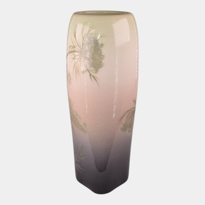 Rookwood 1906 Vintage Art Pottery Purple Pink Queen Anne's Lace Vase 821C Asbury