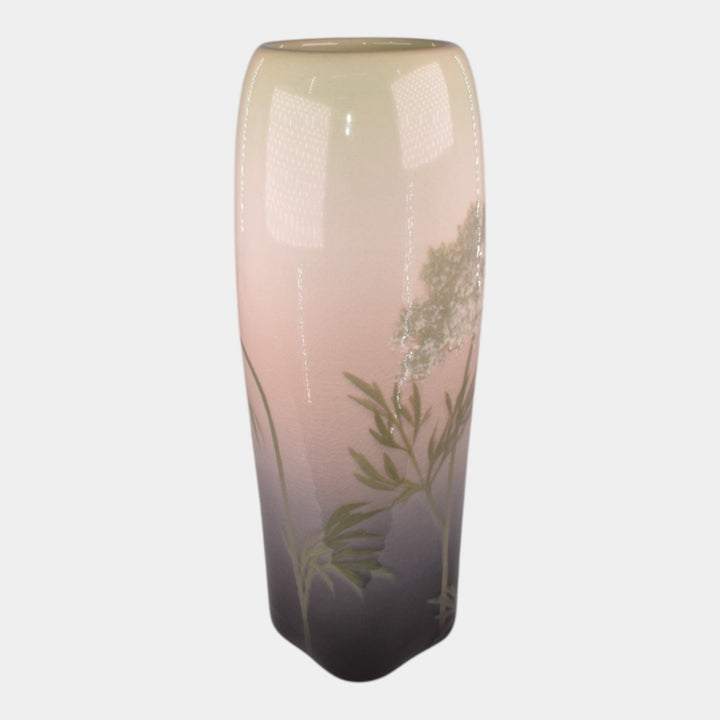 Rookwood 1906 Vintage Art Pottery Purple Pink Queen Anne's Lace Vase 821C Asbury