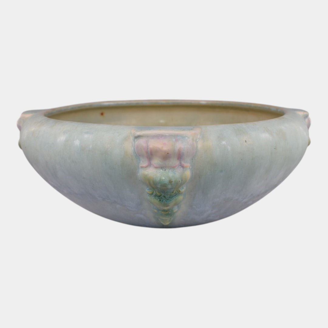 Roseville Topeo Blue 1934 Vintage Pottery Ceramic Bowl 247-6