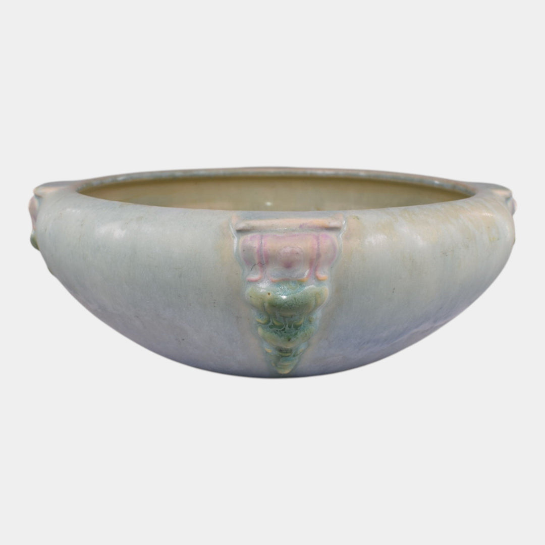 Roseville Topeo Blue 1934 Vintage Pottery Ceramic Bowl 247-6