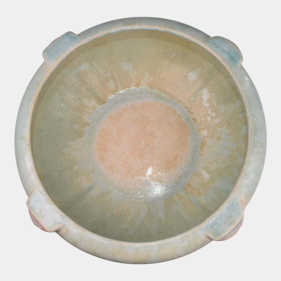 Roseville Topeo Blue 1934 Vintage Pottery Ceramic Bowl 247-6