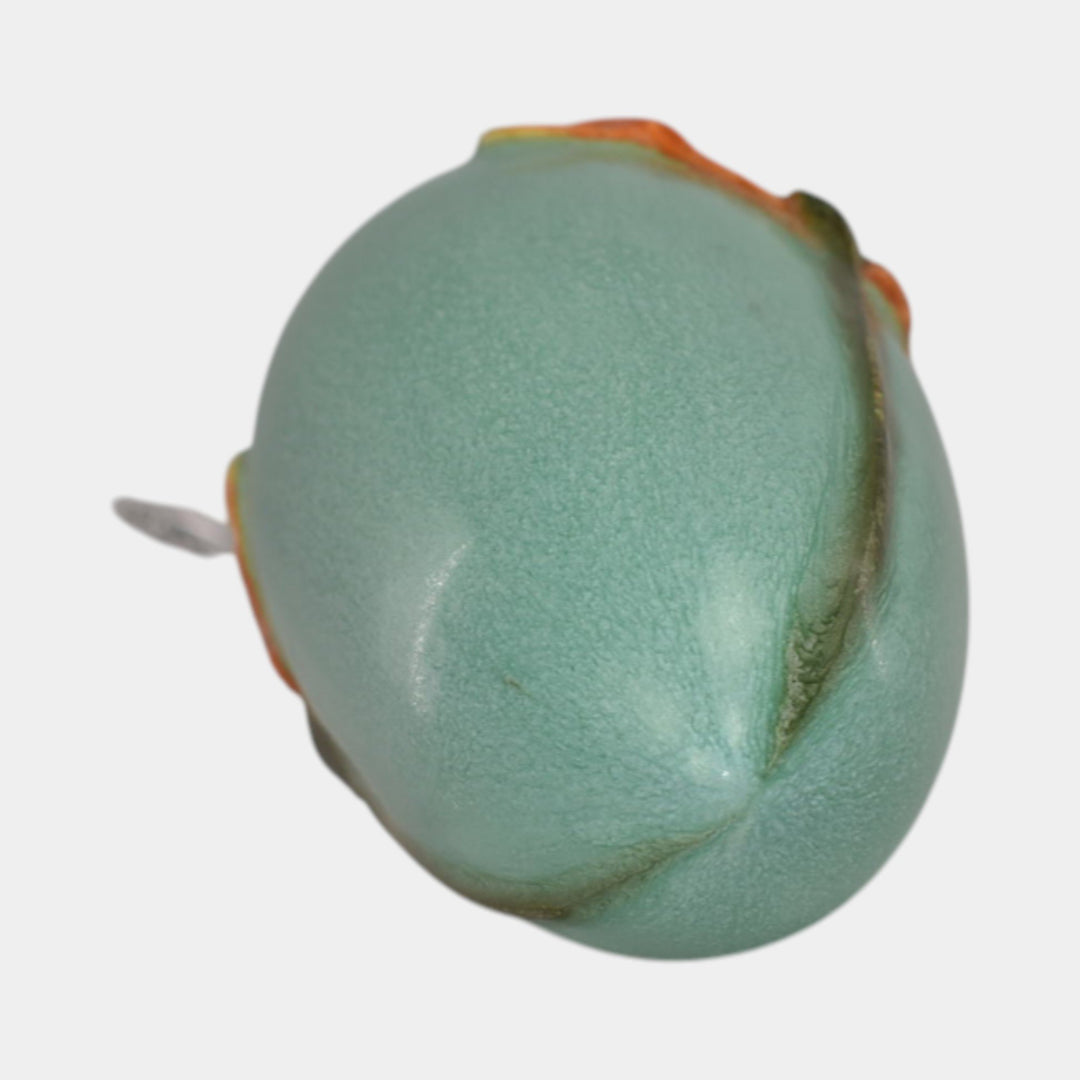 Ephraim Faience 2018 Pottery Blue Pacific Poppies Ceramic Christmas Ornament - Just Art Pottery