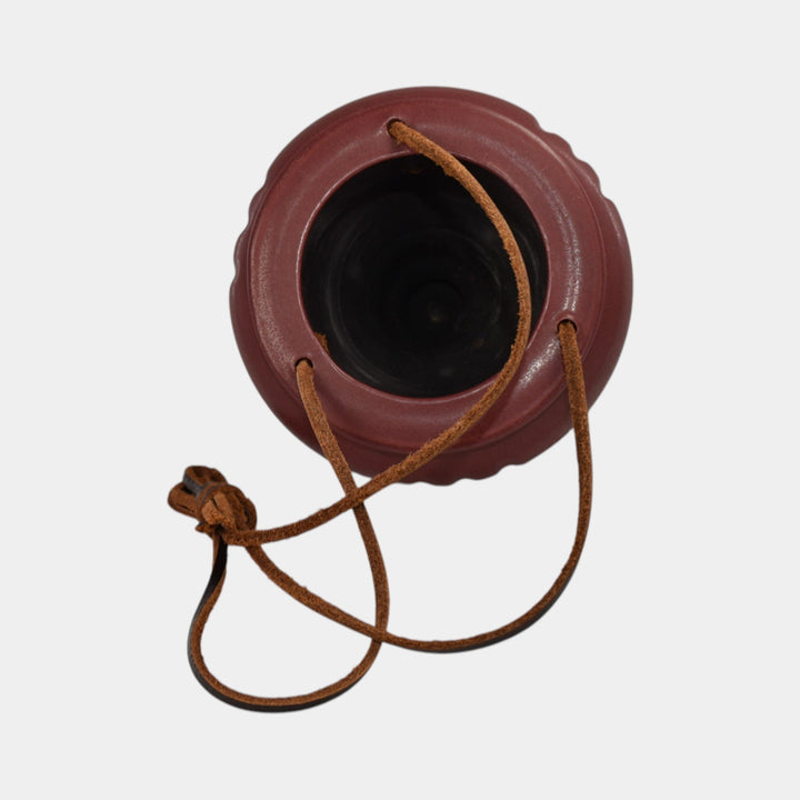 Ephraim Faience 2016 Pottery Ceramic Christmas Ornament Hanging Basket - Just Art Pottery