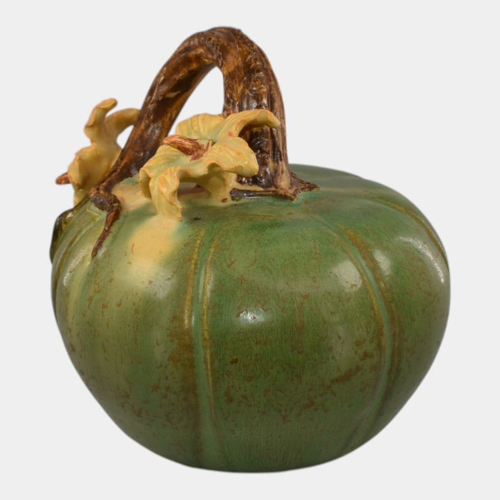 Ephraim Faience 2018 Hand Made Pottery Garden Patch Pumpkin Ceramic
