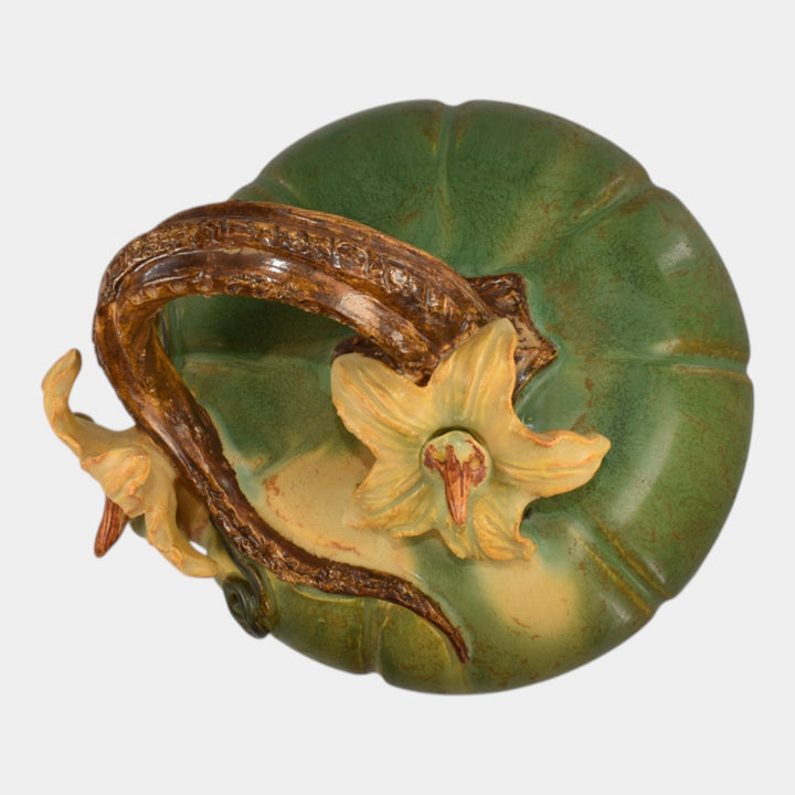 Ephraim Faience 2018 Hand Made Pottery Garden Patch Pumpkin Ceramic