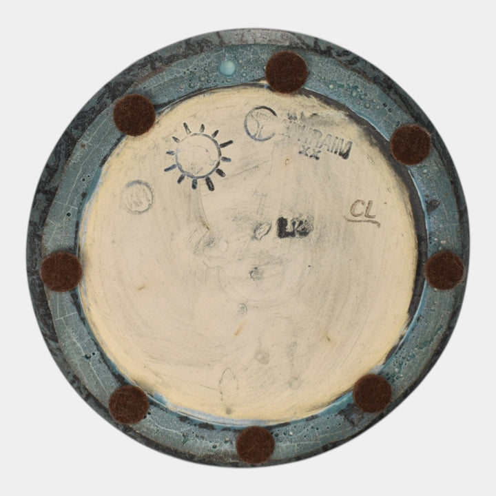 Ephraim Faience 2020 Hand Made Pottery Pinecone Ceramic Vase - Just Art Pottery