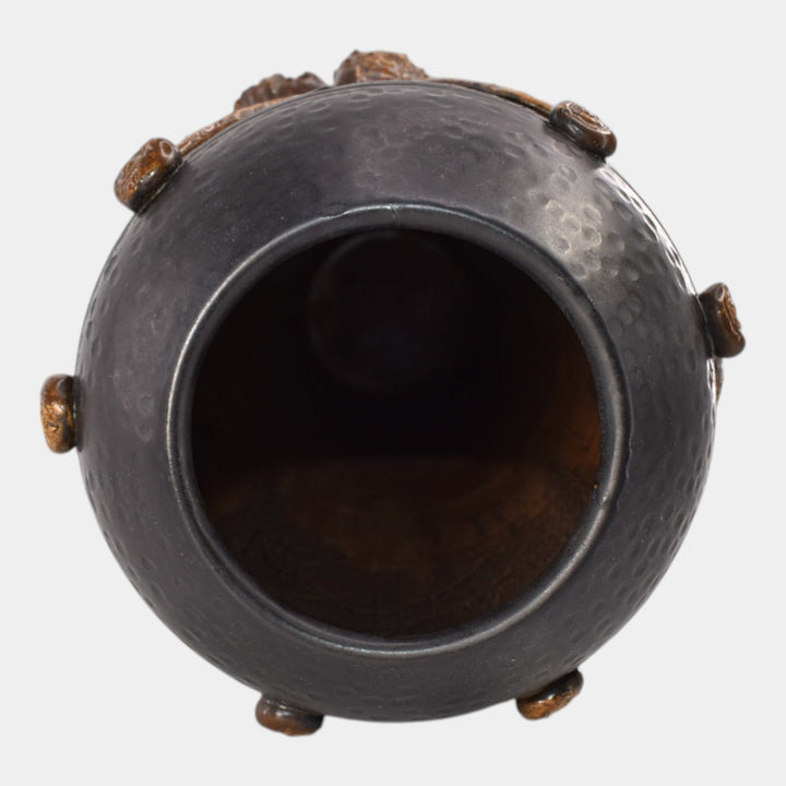 Ephraim Faience 2022 Hand Made Pottery Tannenbaum Tall Vase - Just Art Pottery