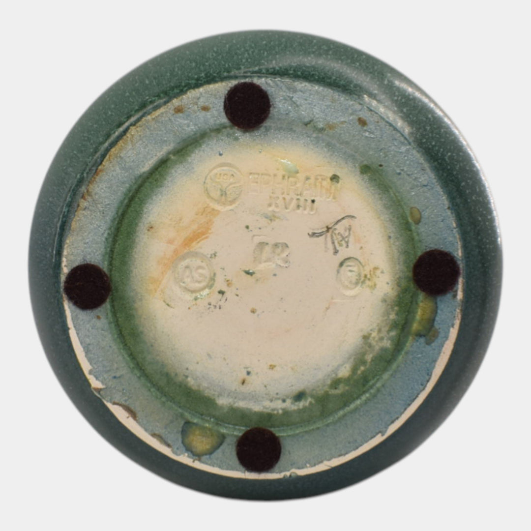Ephraim Faience 2018 Hand Made Pottery Experimental Spider Web Ceramic Vase - Just Art Pottery