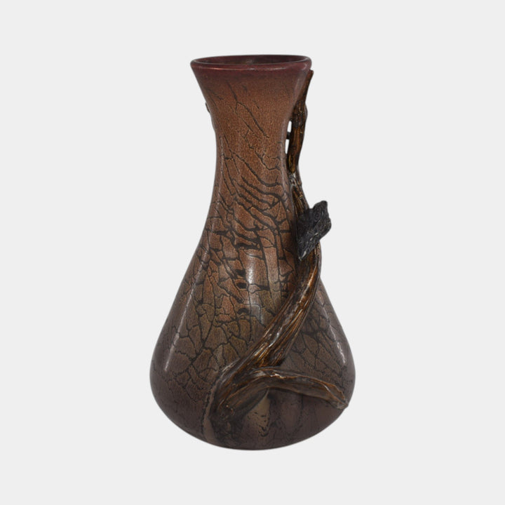 Ephraim Faience 2023 Hand Made Pottery Mischief Blackbird Vase - Just Art Pottery