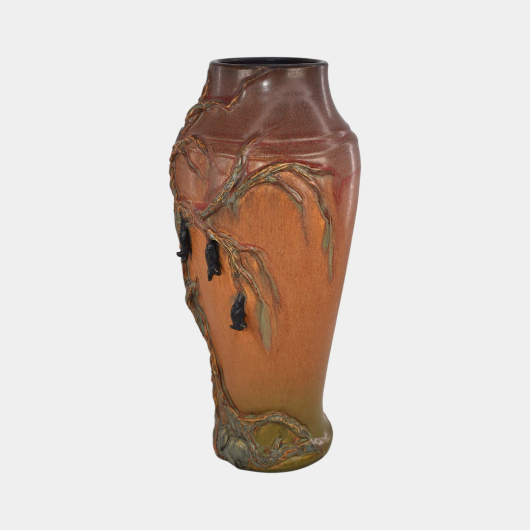Ephraim Faience 2018 Hand Made Pottery Experimental Bat Ceramic Vase