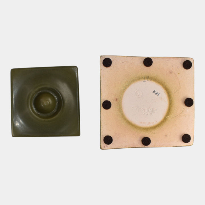 Ephraim Faience 2024 Hand Made Pottery Experimental Ceramic Lidded Vase - Just Art Pottery