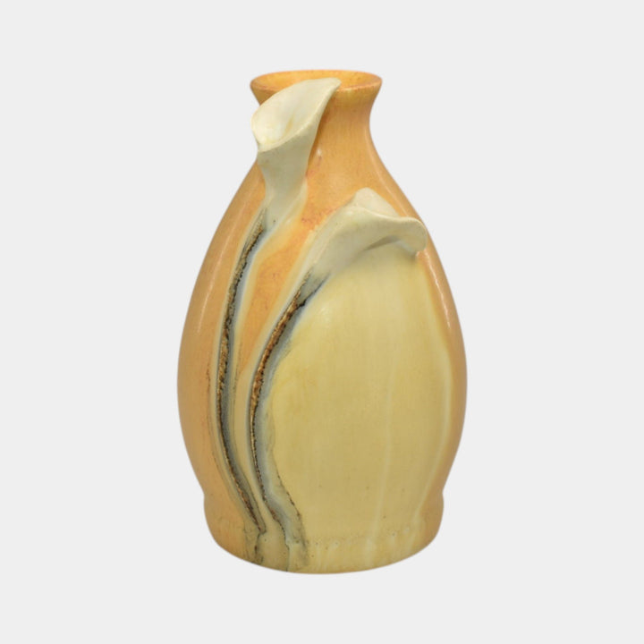 Ephraim Faience 2022 Hand Made Pottery Miniature Calla Lily Vase