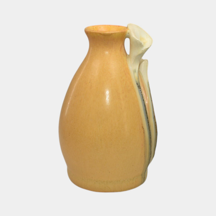 Ephraim Faience 2022 Hand Made Pottery Miniature Calla Lily Vase