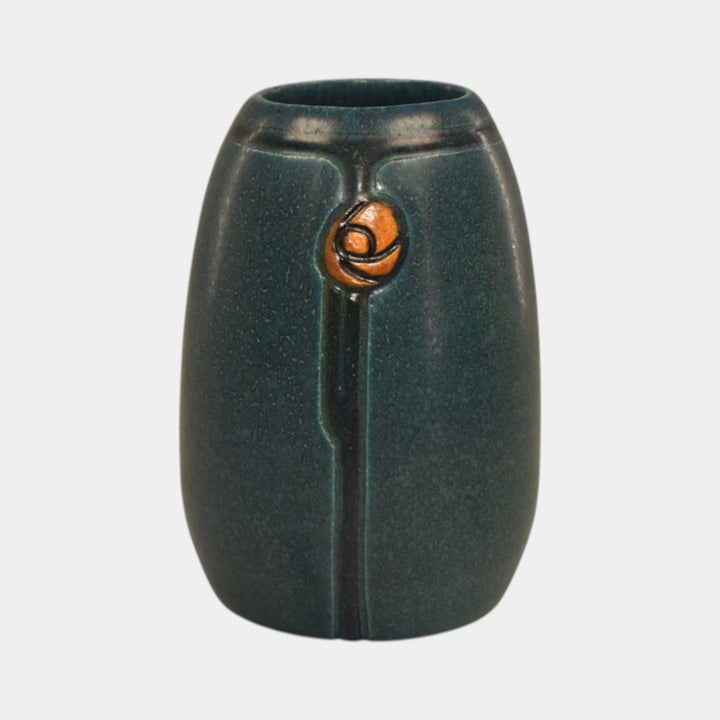 Ephraim Faience 2021 Hand Made Pottery Miniature Rose Ceramic Vase - Just Art Pottery